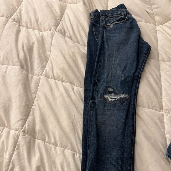 Mens polo jeans
